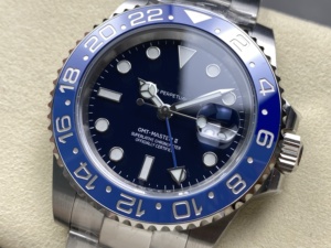 Reloj Mecánico de Buceo de Lujo, Super Calidad, Resistente al Agua, 40mm, Fábrica AR, Acero 904L, Movimiento 3285, Cerámica Azul, GMT Blueberry - Product Image 3