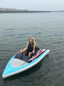 Mini Jetski Barca Elettrica con Batteria al Litio ad Alta Velocità Tavola da Surf per Intrattenimento Acquatico Mini Barca Karting - Product Image 2