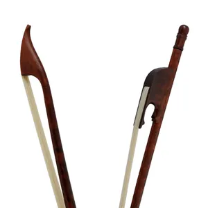 Busur Cello Barok Oem Kustom dengan Katak Snakewood CB015F
