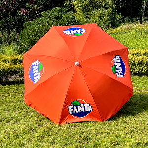Großhandel Outdoor Großer Durchmesser <span class=keywords><strong>200cm</strong></span> 8 Rippen 28/32mm Stahlmast Werbe Polyester Sun Sonnenschirm Werbung Sonnenschirm