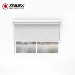 Smart Solar Roller Shutters Out Door Zigbee Blackout Fabric Electric Roll up for Windows Outdoor Blinds Modern 5 Years