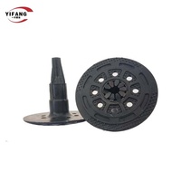Clou de fixation en plastique de 20 mm à 250 mm de longueur, pour isolation extérieure, avec tête bombée et tige lisse, pour cloueur à gaz