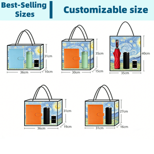 Bolsa de Mano Personalizada para Damas de Honor, Diseño <span class=keywords><strong>Retro</strong></span> de Playa, con Letras Personalizadas, Impresión en Serigrafía, Lona con Asas de Cuerda - Product Image 5