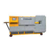 Cintreuse automatique de barres d'armature à commande numérique efficace, composants PLC essentiels, cintreuse d'étriers, moteur plastique 22 kW, 2000 kg, Chine