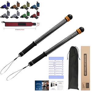 CZFIT Cordless Steel Spring Durable Custom PE/Nylon Battle Rope for Arm <b>Strength</b> <b>Training</b> Indoor/Outdoor Exercise - Product Image 1