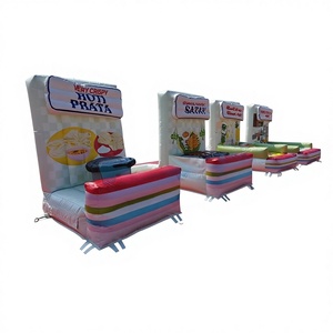 Commercial grade 4 in1 <b>inflatable</b> carnival <b>games</b> jeux gonflables blow up air sport set for kids - Product Image 1