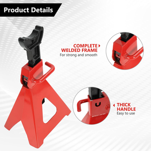 ขาตั้งยกรถปรับระดับได้ 6 ตัน สำหรับรถยนต์และรถบรรทุก - Product Image 4