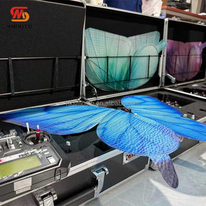 SMOOTH NEW Arrival Wedding Banquet Hall Show Play Decoration Bionic Electric Flying <b>Butterfly</b> With LED <b>Light</b> - Product Image 5