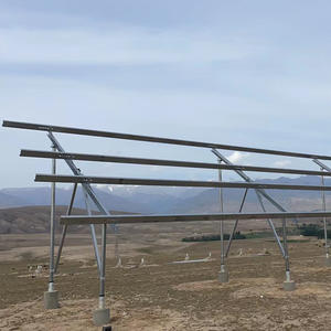 ソーラーパネル地上マウントプランメーカーカスタムデザイン大プロジェクト亜鉛メッキc U字型スチールPv設置 - Product Image 1