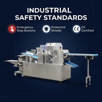 Ligne de production de pain multifonctionnelle à trois rouleaux, machine à faire des pains à burger, des toasts, des baguettes, solution industrielle pour boulangerie
