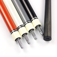 Harga Grosir Tongkat Biliar Serat Karbon Murni 1/2-PC Gagang Kayu Maple Kanada Tongkat Pool Panjang 58" Ujung 12.5mm Sambungan Radial