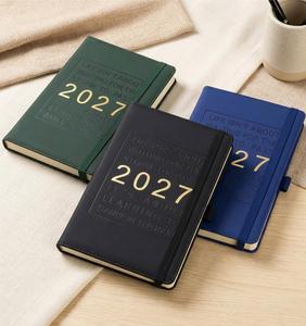 Nouveau style 2027 – Agenda et bloc-notes transfrontalier en anglais pour la planification quotidienne et la gestion de l'efficacité - Product Image 3