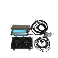 Sistem Pendingin Udara Aluminium 12V/24V Baru untuk Mesin Penggali, Pemanen, dan Alat Berat Lainnya (HVAC)