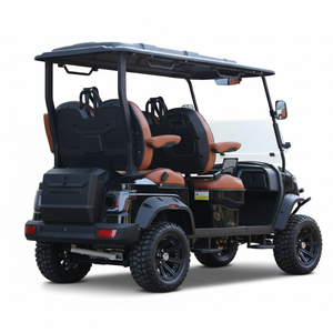 Voiture <span class=keywords><strong>de</strong></span> <span class=keywords><strong>golf</strong></span> électrique 4 places surélevée avec batterie au lithium 48V, certifiée CE, personnalisable pour adultes - Product Image 2
