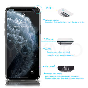 3 Pack Für iPhone 11 XR Transparent Gehärtetem Glas Screen Protector <span class=keywords><strong>2</strong></span>.5D 9H glas schutz film Anti-Scratch 2019 - Product Image 6