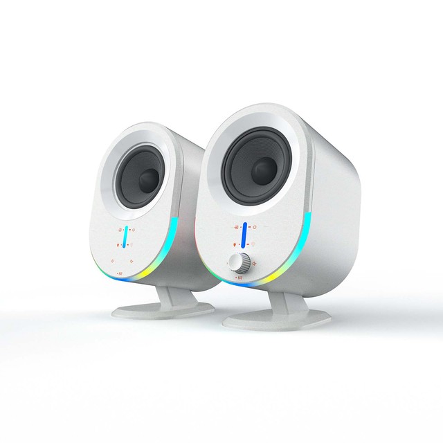 Popular 30W 2.0 Channel Gaming Speaker High Quality Active Computer USB PC Speaker RGB Light BT5.3 Memory Card Support Home