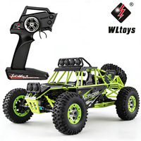 Wltoys 12428 Camioneta Todoterreno RC 4WD a Escala 1/12, 50KM/H de Alta Velocidad, Motor Eléctrico con Escobillas, Construcción Metálica, GPS, Lista para Usar, 2.4G