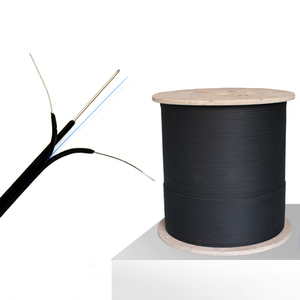Cable de Fibra Óptica FTTH de 1 y 2 Núcleos para Interiores y Exteriores, Reforzado con 3 Alambres de Acero, G657, Resistente a la Flexión - Product Image 3