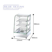 Réchaud de comptoir commercial 120x45cm avec lampe chauffante et protection anti-éclaboussures, station de maintien au chaud en acier inoxydable pour restaurant