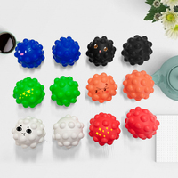 Balle sensorielle anti-stress pour adultes et enfants, jouet sensoriel en silicone pour l'anxiété, balle souple de 6,8 cm avec picots