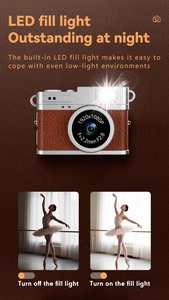 Digitale 1080P Compact Point-und Shoot-Kamera Kinder kameras für die Fotografie 0,96-Zoll-Display Studenten Teenager Erwachsene Mädchen Junge PQ387 - Product Image 2