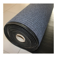 Tapis de couloir côtelé de haute qualité à bas prix, tapis côtelé en polyester, rouleaux de tapis