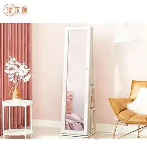 Stand White Jewelry Storage Cabinet Wholesale Price Mirrored Jewelry Cabinet Armoire