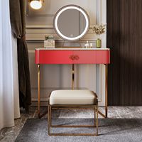 Table de toilette de maquillage Offre Spéciale avec miroir table de maquillage avec miroir led coiffeuse pour le salon