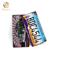 Targhe Automobilistiche Private Personalizzate su Misura in Alluminio Metallico con Marchio di Fabbrica, Targa di Immatricolazione in Alluminio Metallico