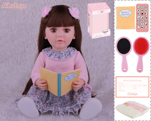 Poupée Reborn FiveStar de 56 cm en Vinyle et Caoutchouc, Jouet de Mode Réaliste pour Enfants, Idéale pour Lire des Histoires - Product Image 2