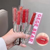 Nouvelle mode, brillant à lèvres mat 2 en 1 et rouge à lèvres brillant miroir, rouge à lèvres liquide en gros avec effet pailleté