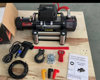 2000-20000lbs 12V 24V 4WD tout-terrain 4x4 treuil électrique avec câble en acier synthétique pour véhicules