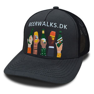 Gorras Trucker de Poliéster Personalizadas al por Mayor, Gorras Trucker de Malla de 5 Paneles con Impresión o Bordado Personalizado, Gorras Snapback de Malla de Algodón - Product Image 1