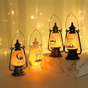 Portable Eid Mubarak <b>Ramadan</b> Decorations Retro Led Lights Islamic Muslim Oil Lamps Wind Lanterns Decorative Lighting <b>Gifts</b> - Product Image 2