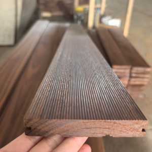 Revêtement mural en bois dur d'eucalyptus <span class=keywords><strong>thermo</strong></span>-charbonisé <span class=keywords><strong>traité</strong></span> thermiquement, revêtement mural en bois <span class=keywords><strong>thermo</strong></span> - Product Image 1
