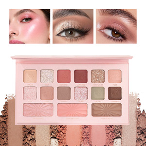 15 Colors Best Seller High Pigment Mineral Powder <strong>Eyeshadow</strong> Palettes Custom Logo Natural Shade Matte Waterproof <strong>Pink</strong> Fair - Product Image 2