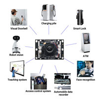 Module de caméra Hampo 003-0877-A personnalisé 1/4" 720p GC1064 vision jour et nuit IR Cut H.264/MJPG/YUV 30fps à focale fixe Plug&Play
