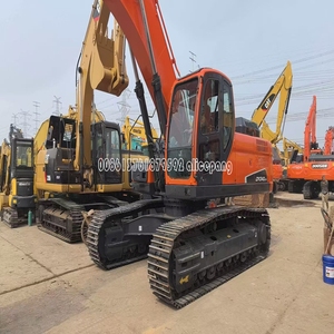 Excavadora de cadenas Doosan DX340 usada con motor original de 256 hp y cilindrada de 7.64 litros para minería y construcción. - Product Image 3