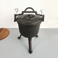 Pot de chasse en fonte, Pot de 7 gallons en pologne pour chasse Camping