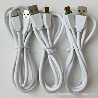 Kabel Data PVC Berlapis Kain Bergaris Warna-warni Xinbo, Pengisian Cepat, Konduktor Tembaga Murni, Konektor TYPE-C, Laris Manis