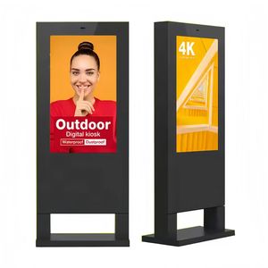 Chất lượng cao 43/49/55/65 inch ngoài trời Màn hình hiển thị độ sáng cao màn hình cảm ứng cho trạm xe buýt dấu hiệu điện tử - Product Image 2