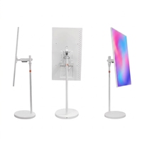 Écran tactile rotatif intelligent de 32 pouces, moniteur mobile pour diffusion en direct, alimenté par batterie, affichage sans fil OEM