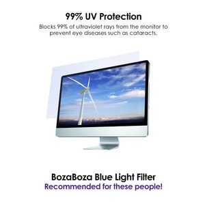 Protector de Pantalla con Filtro de Luz Azul, Material PET, BLC32"W, Antideslumbrante, Confort Ocular para Monitor, Portátil, Oficina y Hogar - Product Image 2
