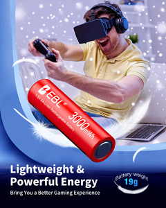 EBL - Paquete de 4 Baterías Recargables de Iones de Litio AA de Alto Rendimiento, 3000 mAh, 1.5 V, Portátiles - Product Image 6