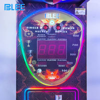 Machine de boxe BLEE avec affichage numérique LED du score, base en acier, sac de frappe, jeu d'arcade, motifs variés pour les lieux