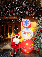 Boule de Noël gonflable personnalisée, grande boule de Noël, grosse boule gonflable pour décoration de Noël gonflable