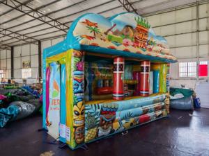 Toboggan aquatique gonflable commercial <span class=keywords><strong>Aloha</strong></span> de 21 pieds à une voie avec <span class=keywords><strong>piscine</strong></span> pour la location - Product Image 3