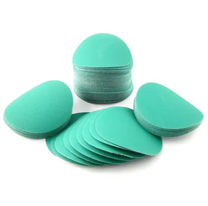 Хорошая цена зеленый шлифовальный диск 225 мм 7 дюймов крюк и петля Золотой шлифовальный диск Алюминиевый оксид Сухого использования абразивный песочный диск - Product Image 1