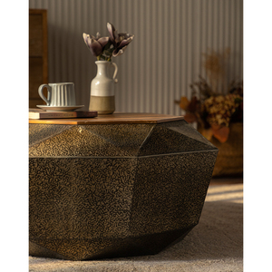 Wabi-Sabi stijl fortuinthee-tafel vintage luxe salontafel voor de woonkamer luxe bijzettafel - Product Image 2
