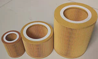 Filtre à air pour compresseur à vis Compair, neuf, référence 1613872000, élément filtrant en papier pour admission d'air, certifié ISO9001, garantie 1 an